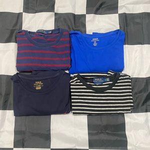 Lot of 4 Men's Polo Ralph Lauren Tee Shirts